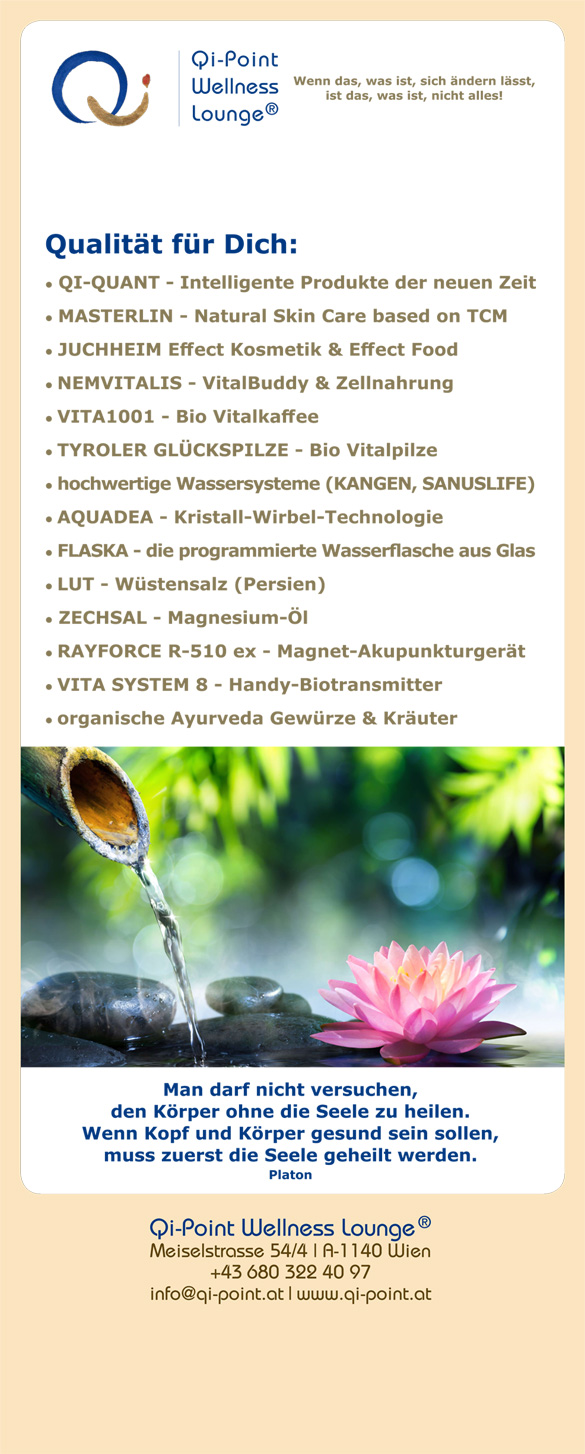 Qi-Point Wellness Lounge - Qualität für Dich